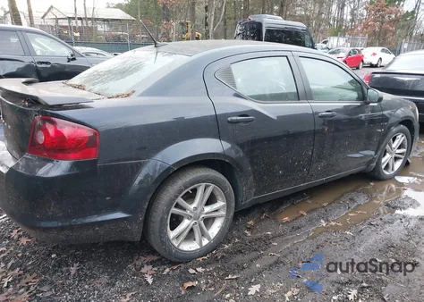 2012 Dodge Avenger Se из США, поврежденный, VIN 1C3CDZAG5CN314143